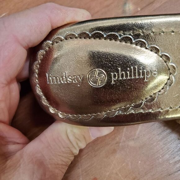 Lindsay Phillips SwitchFlops Bronze Sandals Size 8 - Picture 10 of 11